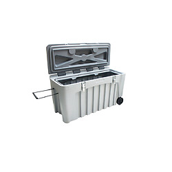 Coffre PEHD 152L avec roulettes Ø 125mm - superposable - water proof IPX5 - 1000x400x550 mm