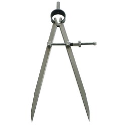Compas à ressort à pointes - longueur 250 mm