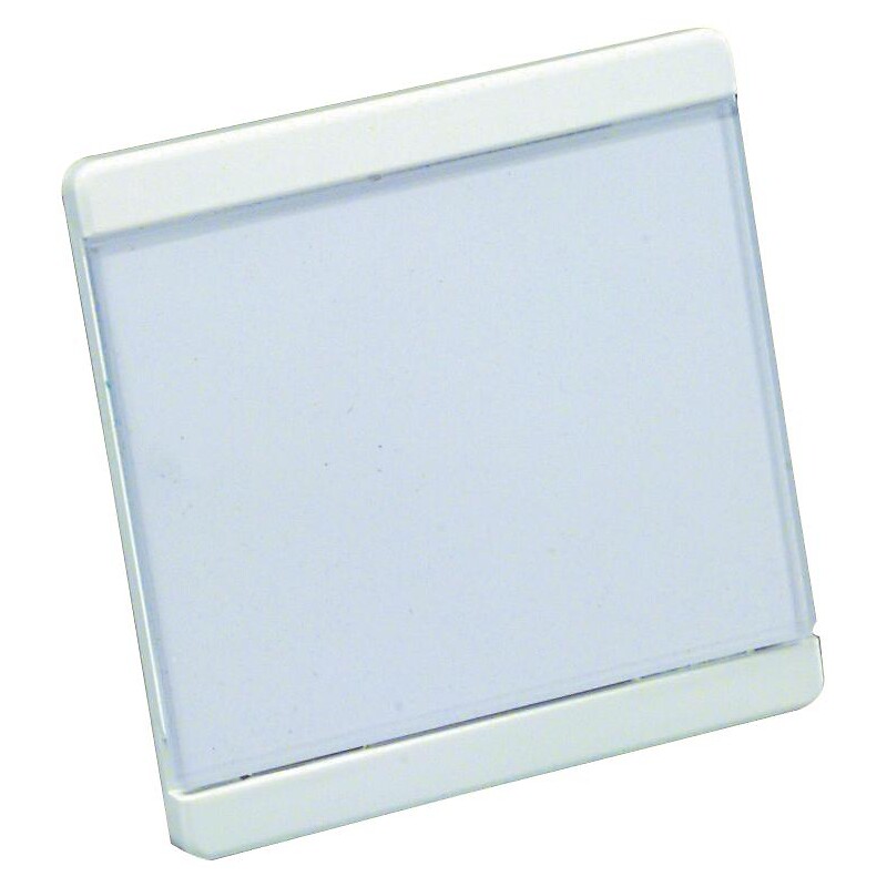 Porte-étiquette adhésif blanc ou transparent