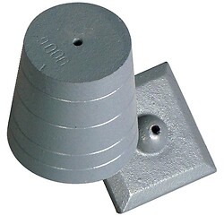 Plomb de maçon 800 g avec cordon