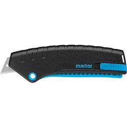 Couteau de sécurité avec gâchette flexible SECUNORM MIZAR avec lame trapézoïdale N°5232