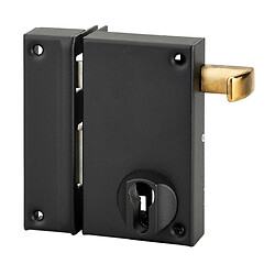 Boitier de serrure en applique verticale pour cylindre profilé à tirage - 75 x 130 mm - gauche