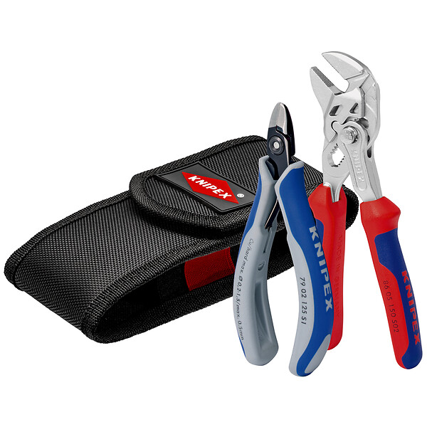 Porte outils pour ceinture avec pince coupante et pince clé