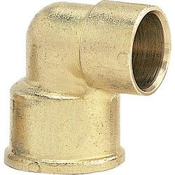 Coude fer cuivre 90 GCU diamètre 18 femelle 15x21 (1/2")