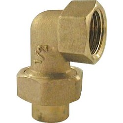 Coude laiton union femelle 20x27 (3/4") CU16