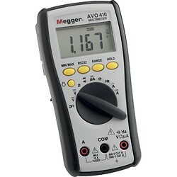 Multimètre numérique portable TRMS avec niveau de sécurité - AVO410-MET