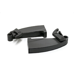 Kit de 2 amortisseurs pour plateaux Le Mans II, coloris anthracite, modèle droite