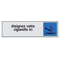 Plaquettes signalétiques réglementation anti-tabac