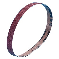 Abrasifs en bandes courtes et étroites toile KK711X 13x454 mm grain 40 en boîte de 50