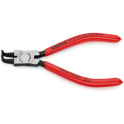 Pince pour circlips intérieurs coudée à 90° d'un diamètre de 12 à 25mm - 130mm - Gainage PVC