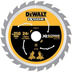 Lames de scie à onglet Ø 250 mm alésage 30 mm 24 dents XR Extreme Runtime