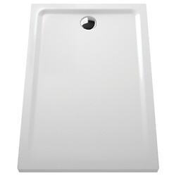 Receveur céramique Arkitekt 120x80x5x5 pour bonde Ø 90