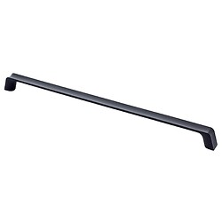 Poignée Scoop finition noir mat entraxe 320 mm, longueur 340 mm