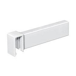 Séparateur longitudinal en plastique blanc à utiliser avec la tringle transversale
