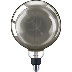Lampe LED giant globe E27 fumé