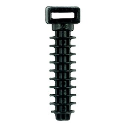 Embases à cheville pour colliers d'installation Chatellier, diamètre 8 mm, longueur 40 mm, boîte de 100 pièces