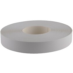 Chant mélaminé Mélafix en longueur de 25 m largeur 23 mm blanc lisse
