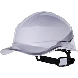 Casque de chantier fluo Base-ball Diamond 5 blanc