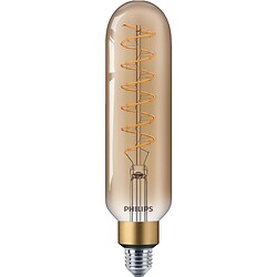 Lampe LED giant tube T65 E27 ambré