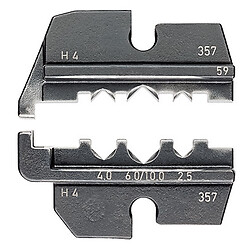 Matrice de sertissage pour pince 97 43 200 et eCrimp 97 43E - Sertissage de connecteurs solaires Helios H4 (Amphenol)