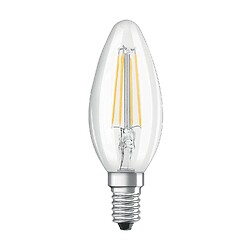 Lampe LED verre flamme à filament E14