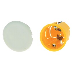 Boîte luminaire Batibox cloison sèche couvercle de finition pour applique