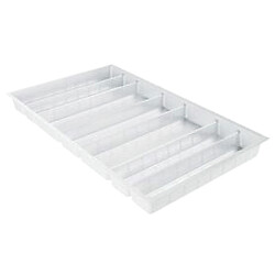 Range-couverts OrgaTray 590 - profondeur 470 mm - largeur du meuble 600 mm - blanc
