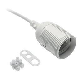 Douille E27 plastique avec câble