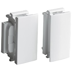 Accessoire soluclip pour goulotte programme Mosaic clip direct blanc