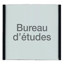 Porte-étiquettes Signy - 105 x 105 mm - anodisé argent