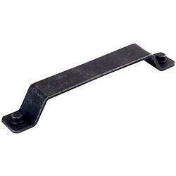 Poignée KENTUCKY longueur 180mm entraxe 160mm en zamak finition acier noir