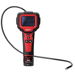 Caméra d'inspection audio vidéo analogique 12 V - M12 IC 201CS