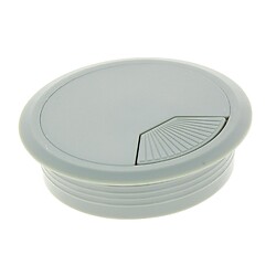 Passe-câbles PERRY en plastique ronds diamètre perçage 80 GRIS