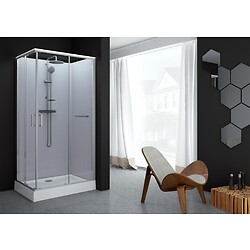 Cabine de douche rectangulaire à portes coulissantes Kara
