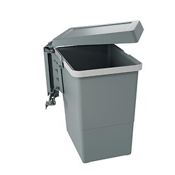 Poubelle de porte à ouverture automatiquepour cuisine SWING 2.0 - réversible - fixation sur le coté du caisson - bac de 18 litres