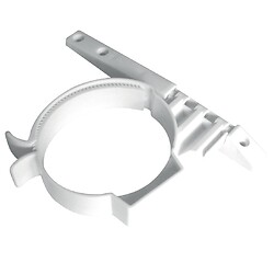 Collier blanc pour système concentrique diamètres 100 et 130 mm