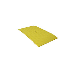 Rampe de chantier polypro avec renforts acier - charge maxi 1T - long 1400 x larg 800 x ép 50mm