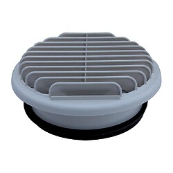 Bouche d'air entrée/sortie PVC beige Ø 160 mm