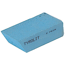 Gomme abrasive, dimensions 55x30x110 mm, grain fin