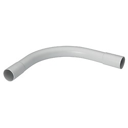 Coude Mureva Tube GT 3321 PVC Ø 25 mm gris IP40