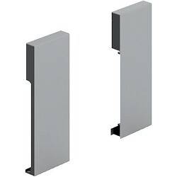 Raccords de facade à l'anglaise - hauteur 126 mm - Finition argent