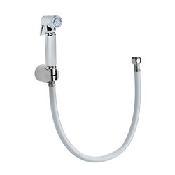 Douchette poussoir, support, flexible et fixations