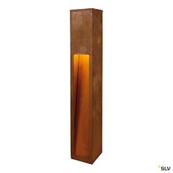 RUSTY® SLOT 80, borne extérieure, fonte rouillée, LED, 8,6W, 3000K, IP55