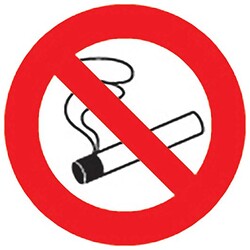 Disques rigides réglementation anti-tabac - défense de fumer