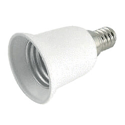 Adaptateur E14 sur douille E27
