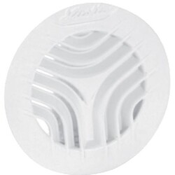 Ventilation : Grille ronde plastique renforcée U.V. à clipser