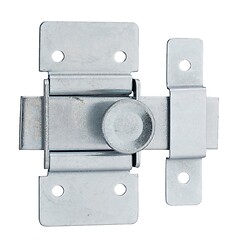 Targette acier zingué à pêne plat en largeur 40 mm
