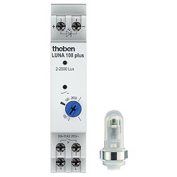 Interrupteur crépusculaire analogique LUNA 108 + AL