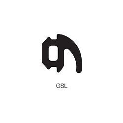 Joint GSL pour seuils menuiserie bois caoutchouc noir rouleau de 5 m