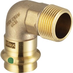 Coude bronze 90° cuivre diamètre 12 filetage 12x17 290863